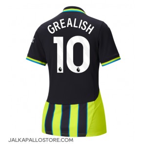 Manchester City Jack Grealish #10 Vieraspaita Naisten 2024-25 Lyhythihainen